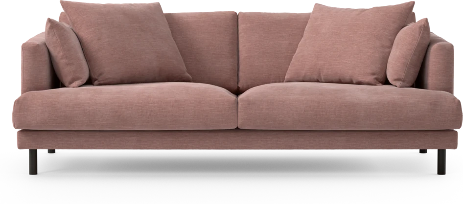 Harper - 3-sits soffa - Rosa