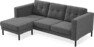 Rio - 3-sits soffa med schäslong vänster - Grå