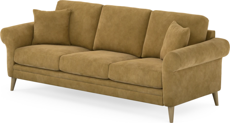 Eden - 3-sits soffa - Gul