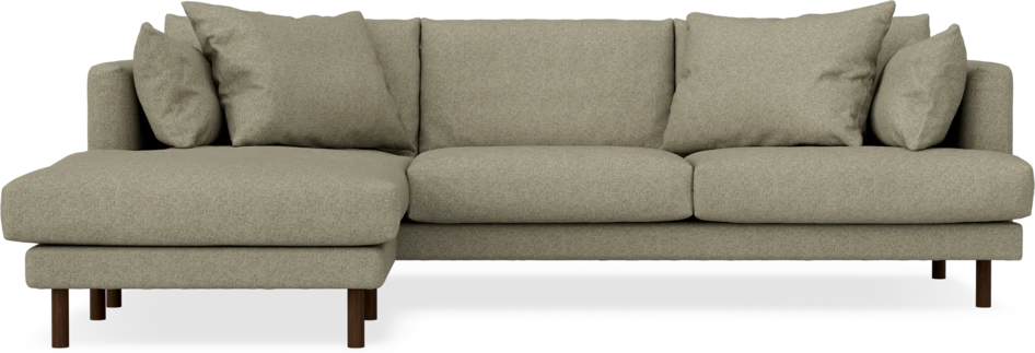 Harper - 4-sits med schäslong vänster - Beige