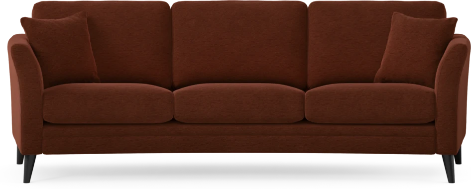 Eden - 3-sits soffa svängd - Orange