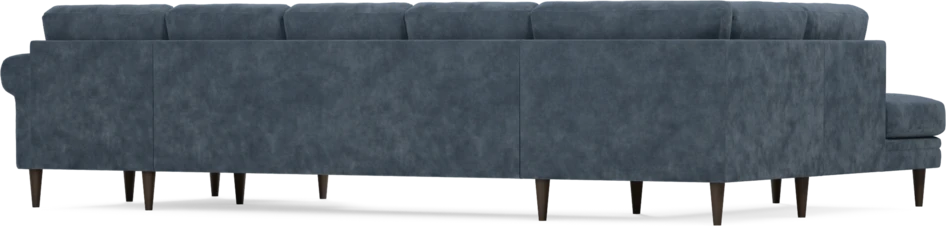 Eden - 3-sits soffa med divan vänster och schäslong höger - Blå