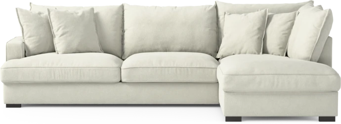 Mila, 3-sits soffa med divan höger