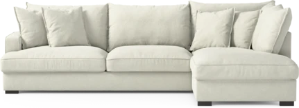 Mila, 3-sits soffa med divan höger