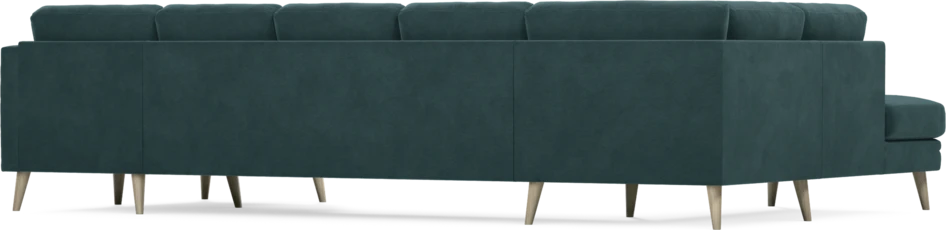 Eden - 3-sits soffa med divan vänster och schäslong höger - Blå
