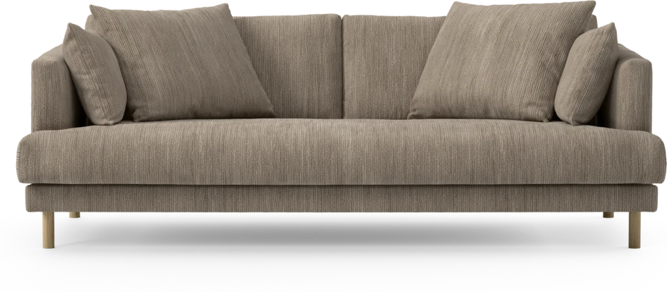 Harper - 3-sits soffa, hel dyna - Beige
