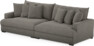 Rossi - 4-sits soffa - Grå