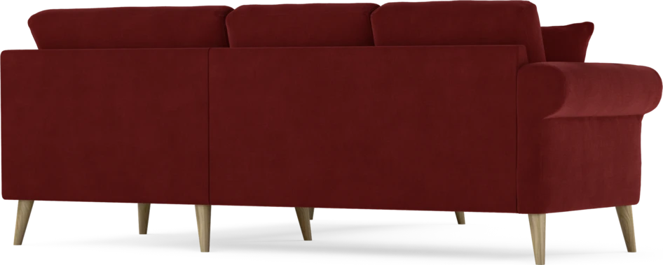 Eden - Hörnsoffa, 2+2-sits - Röd