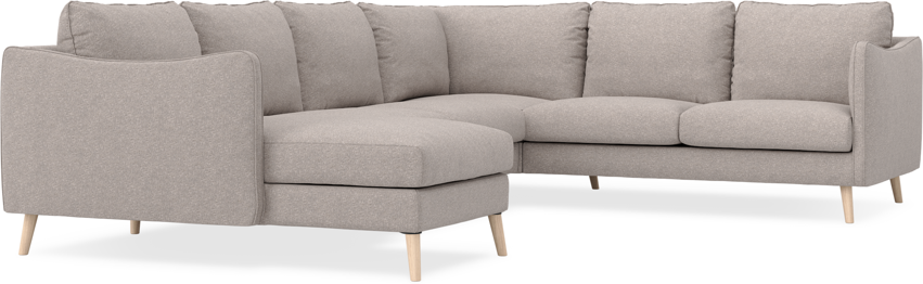 Madison - Hörnsoffa med schäslong vänster - Beige