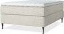 Delux Exclusive - Kontinentalsäng, enkelsäng 140 cm med bäddmadrass - Beige