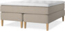 Delux Dream - Kontinentalsäng, dubbelsäng med bäddmadrass - Beige