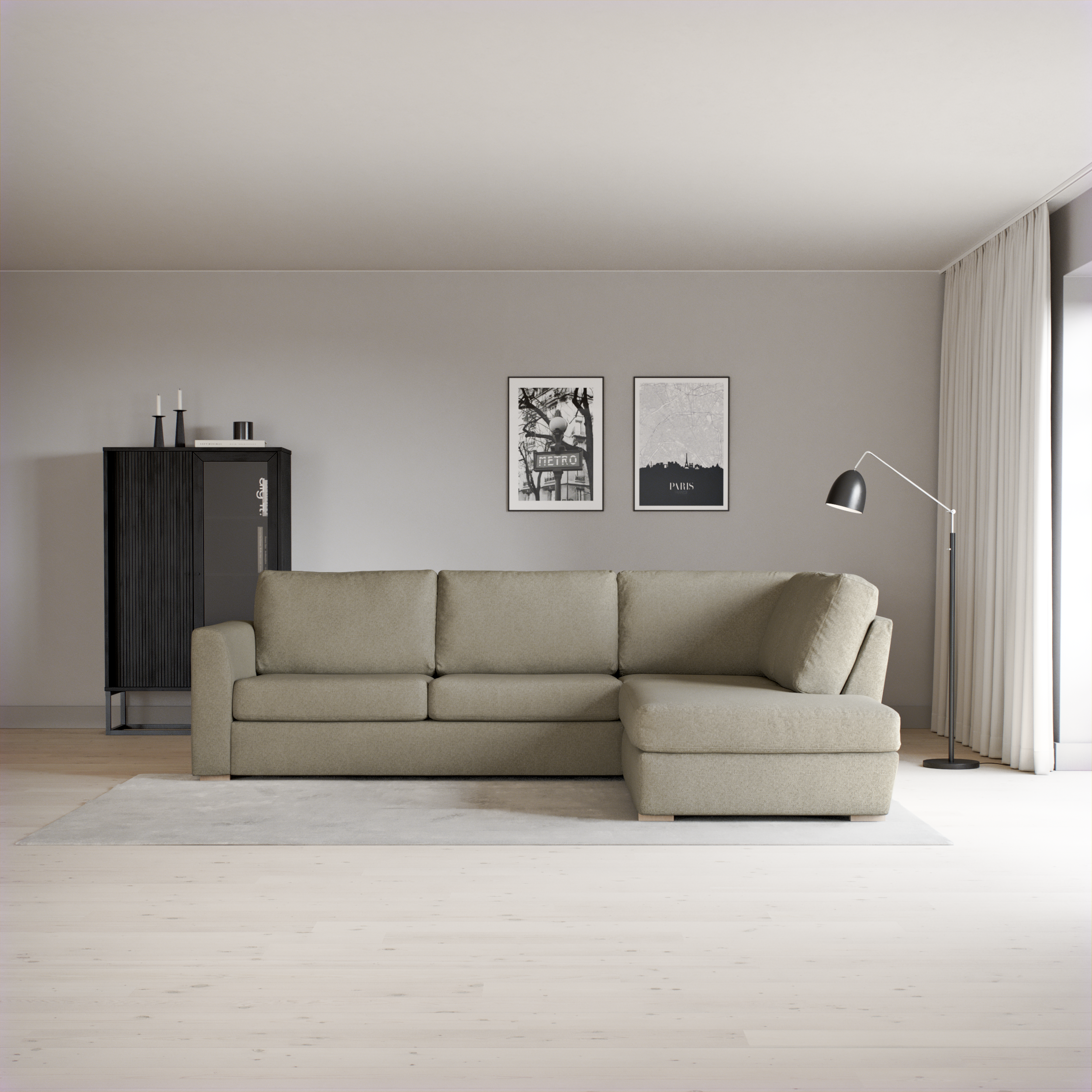 Friday - 2,5-sits soffa med divan höger - inspiration
