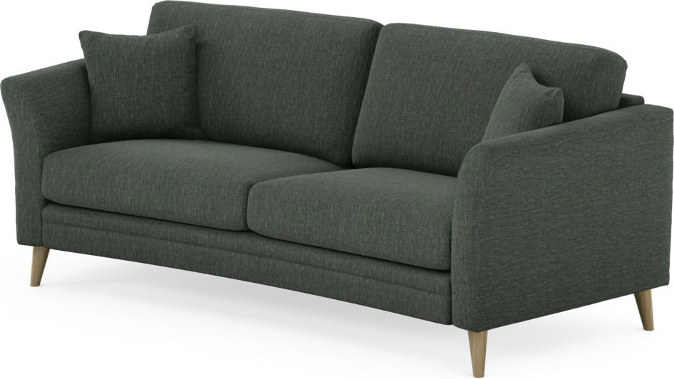 Eden - 2,5-sits soffa svängd - Grön