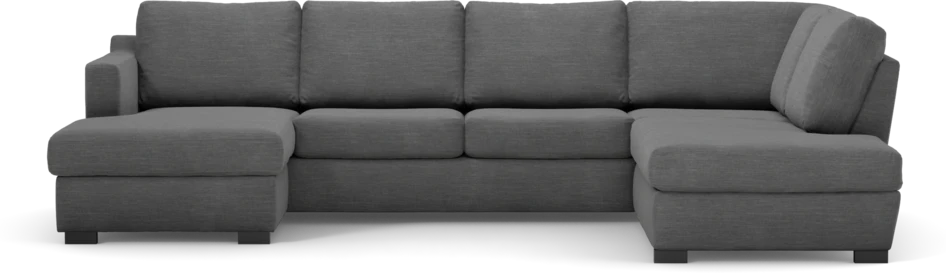 Friday - 3-sits soffa med schäslong vänster och divan höger - Grå