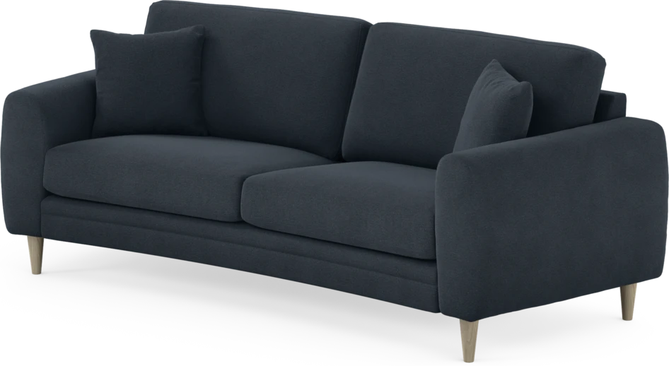 Eden - 2,5-sits soffa svängd - Blå