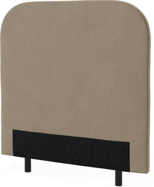 Curve - sänggavel, 90-210 cm - Brun