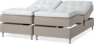 Delux Sense - Ställbar säng, dubbelsäng med bäddmadrass - Beige