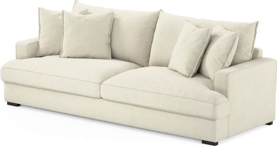 Mila - 4-sits soffa - Vit