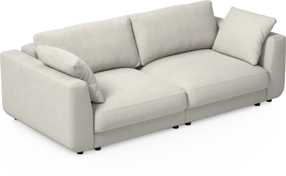Amie - Bäddsoffa 3-sits - Vit