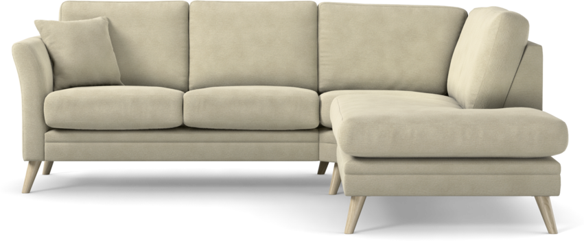 Eden - 2-sits soffa med divan - Beige