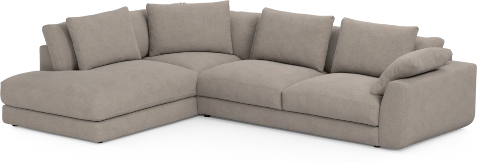 Amie - 3-sits med divan vänster - Beige