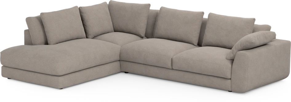 Amie - 3-sits med divan vänster - Beige