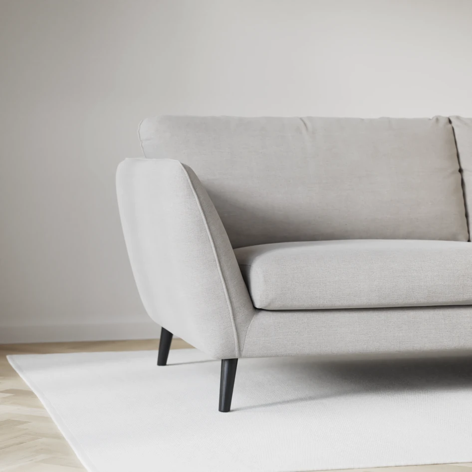 Madison Lux - 2-sits soffa med divan vänster och höger - Grå