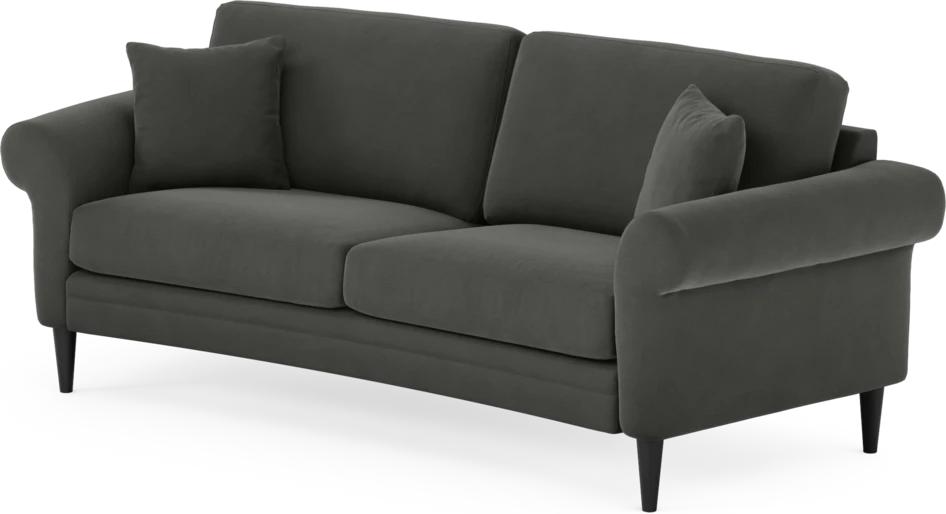 Eden - 2,5-sits soffa svängd - Grå