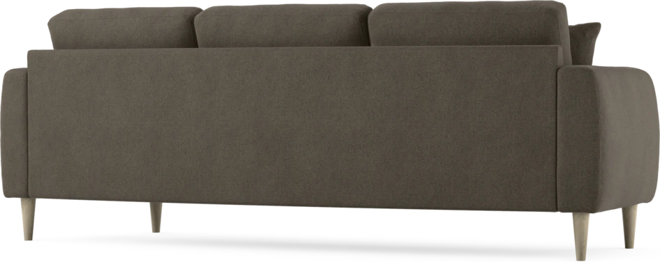 Eden - 3-sits soffa svängd - Brun