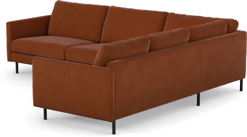 Madison Lux - Hörnsoffa 3+2-sits, hörn 1 - Röd