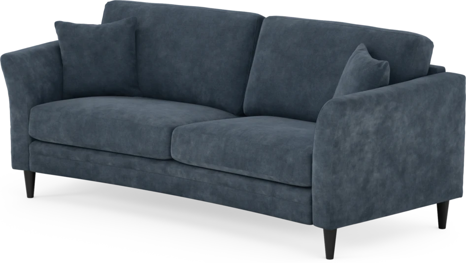 Eden - 2,5-sits soffa svängd - Blå