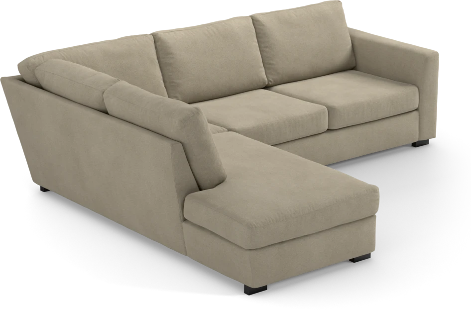 Friday - 2,5-sits soffa med divan vänster - Beige