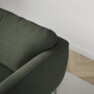 Madison Lux - 2-sits soffa med schäslong vänster - Grön