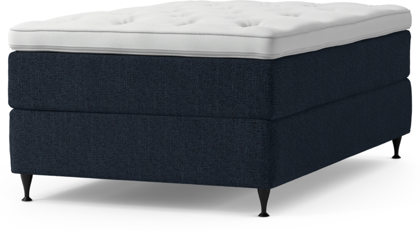 Delux Dream - Kontinentalsäng, enkelsäng 120 cm med bäddmadrass och sängben