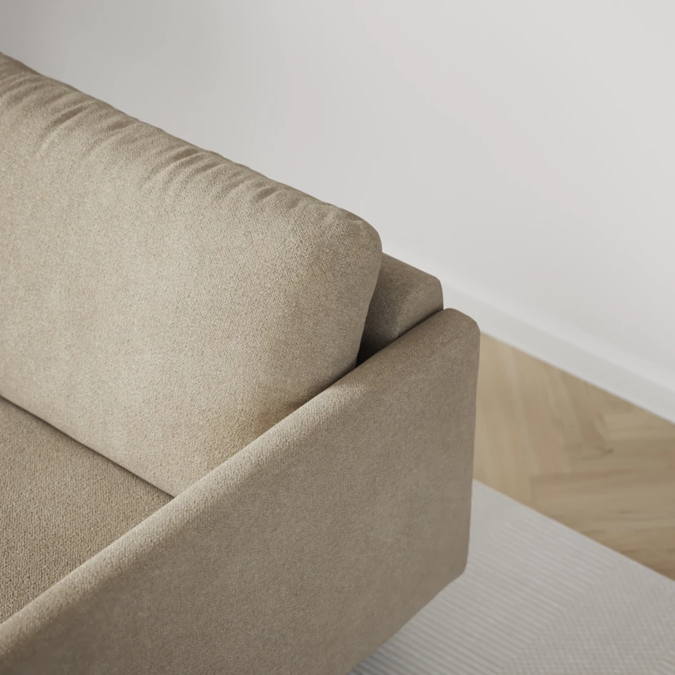Madison - 2-sits soffa med divan vänster och schäslong höger - Beige
