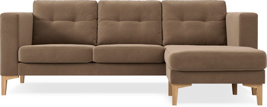 Rio - 3-sits soffa med schäslong höger - Beige