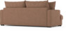 Mila - 3-sits soffa, hel dyna - Orange