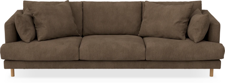 Harper - 4-sits soffa - Brun