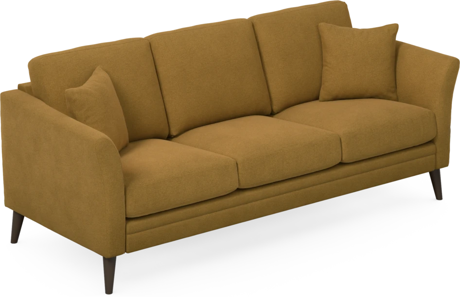 Eden - 3-sits soffa - Gul