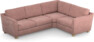 Friday - Hörnsoffa, 2,5+1,5-sits - Rosa