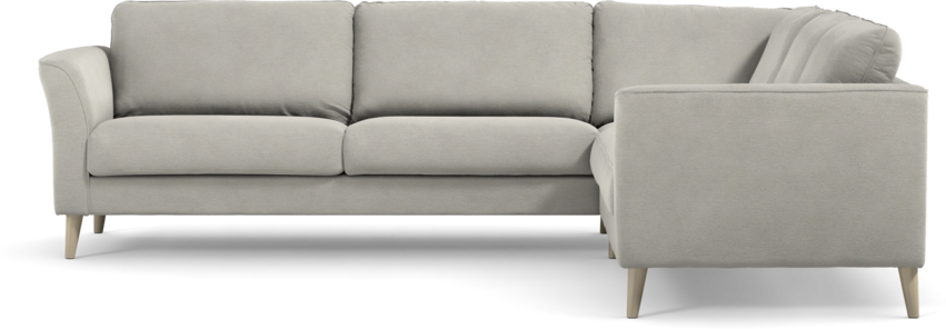 Bridge - Hörnsoffa, 3+2-sits - Grå