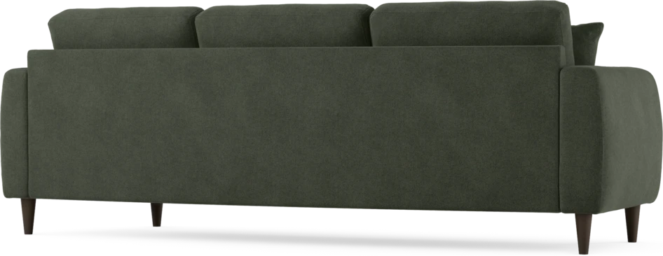 Eden - 3-sits soffa svängd - Grön
