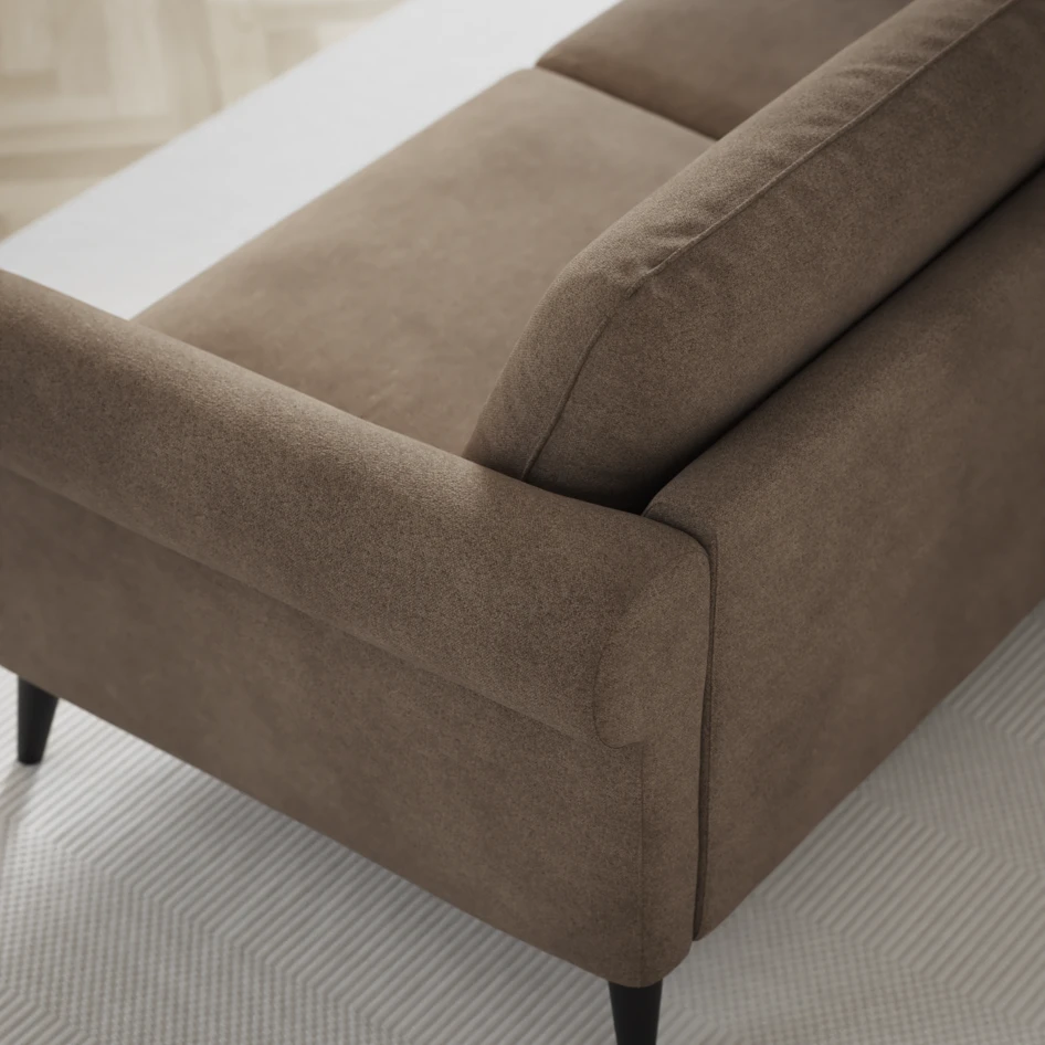 Bridge - 4-sits soffa - Brun