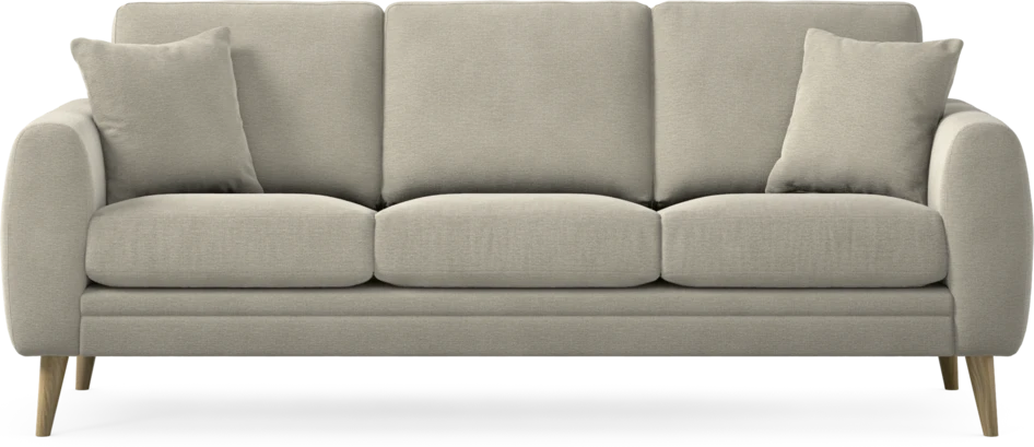 Eden - 3-sits soffa - Brun