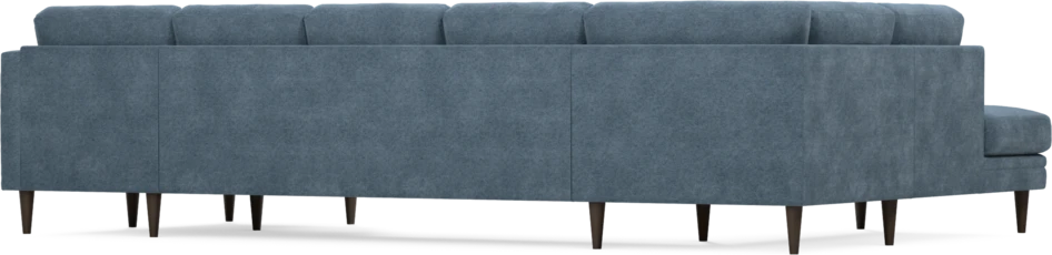 Eden - 3-sits soffa med divan vänster och schäslong höger - Blå