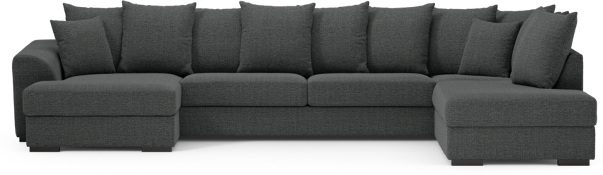 Town - 3-sits soffa med divan höger och schäslong vänster - Grå