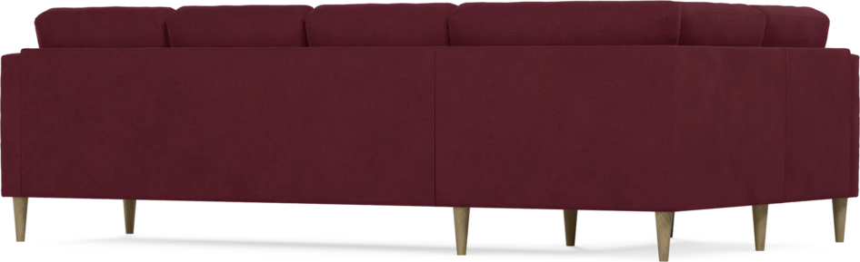 Eden - Hörnsoffa, 1+3-sits - Röd