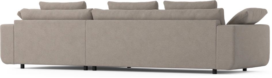 Amie - 3-sits med schäslong höger - Beige
