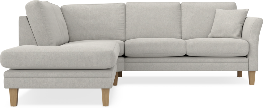Eden - 2-sits soffa med divan - Grå