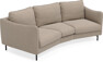 Madison - 3-sits soffa svängd, 70 cm - Beige